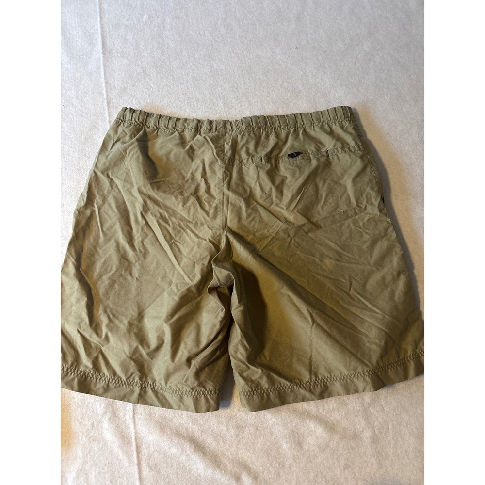 Nike Athletic Shorts Mens Large Khaki Tan Navy Stripe Excellent Mesh Lined - Picture 10 of 13